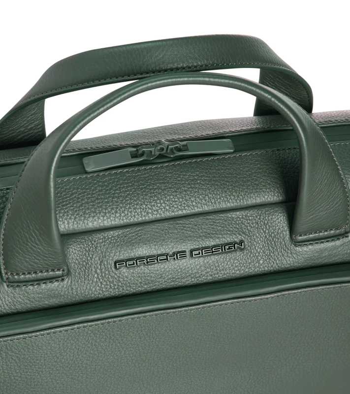 Porsche Design Roadster Leather Briefcase S aktovka kožená zelená