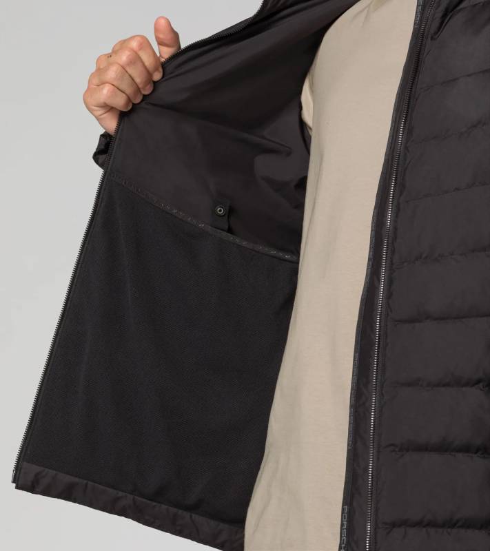PORSCHE DESIGN Light Packable Jacket Odlehčená prošívaná bunda černá