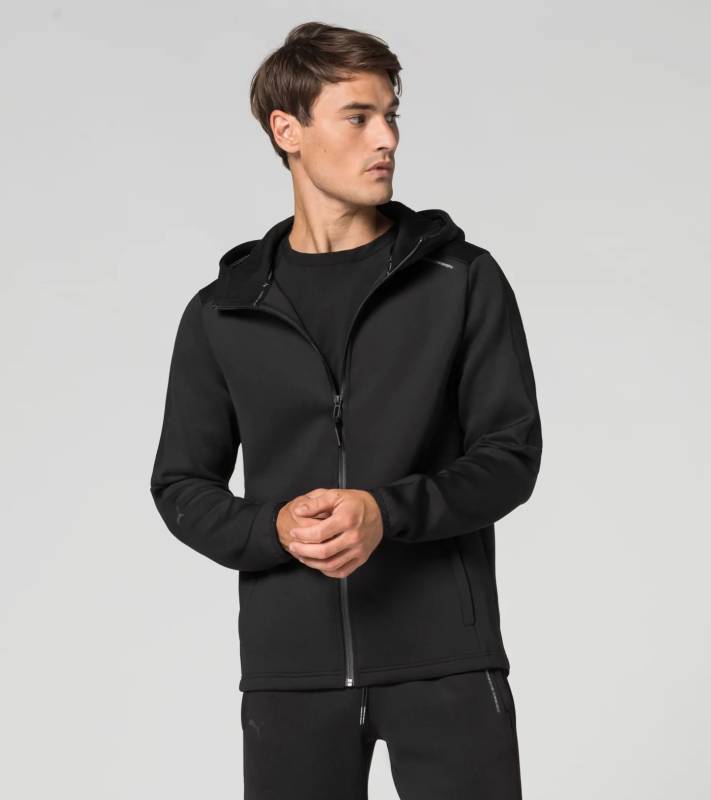 PORSCHE DESIGN Hoodie Sportovní volnočasová mikina s kapucí černá
