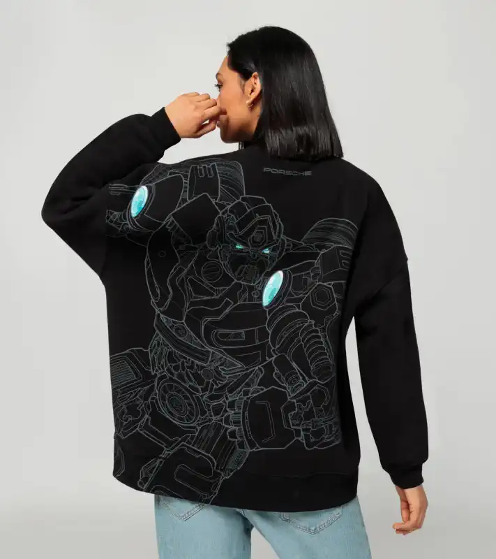 Porsche Sweatshirt – Transformers mikina černá