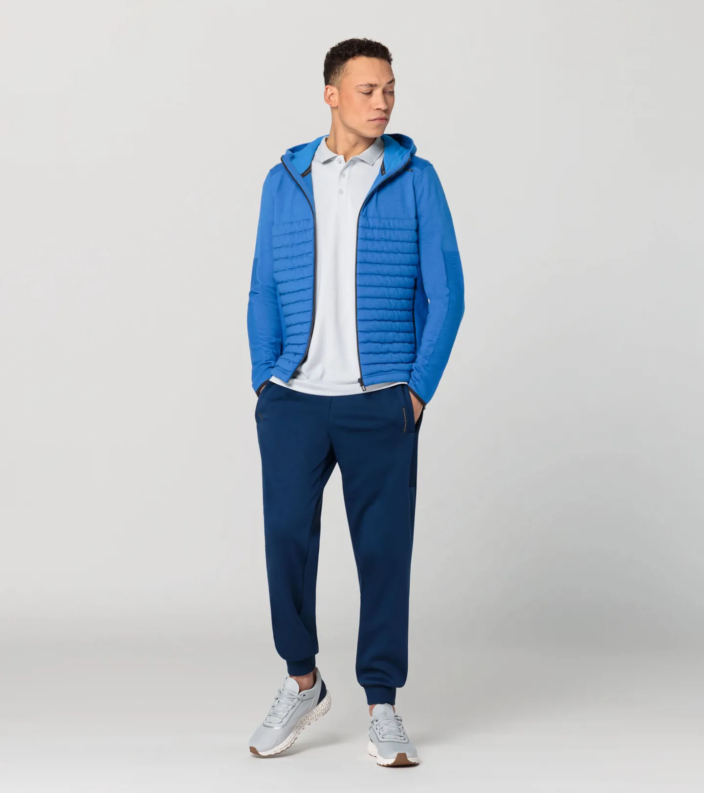 PORSCHE DESIGN Polar Jacket Lehká podzimní jarní bunda s merino vláknem ultra modrá