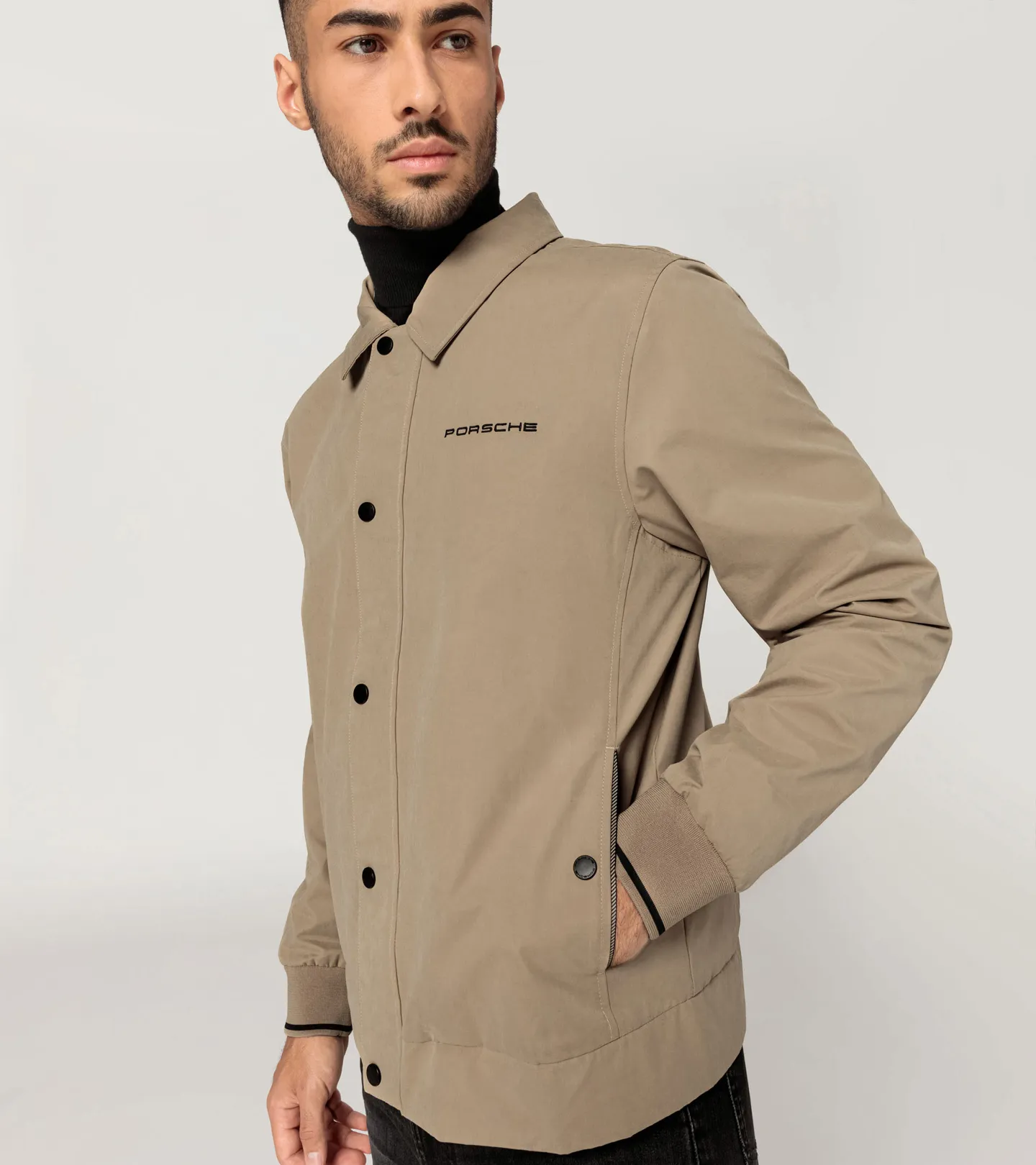 PORSCHE DESIGN Jacket 60Y Porsche 911 Bunda pro přechodové období světle béžová