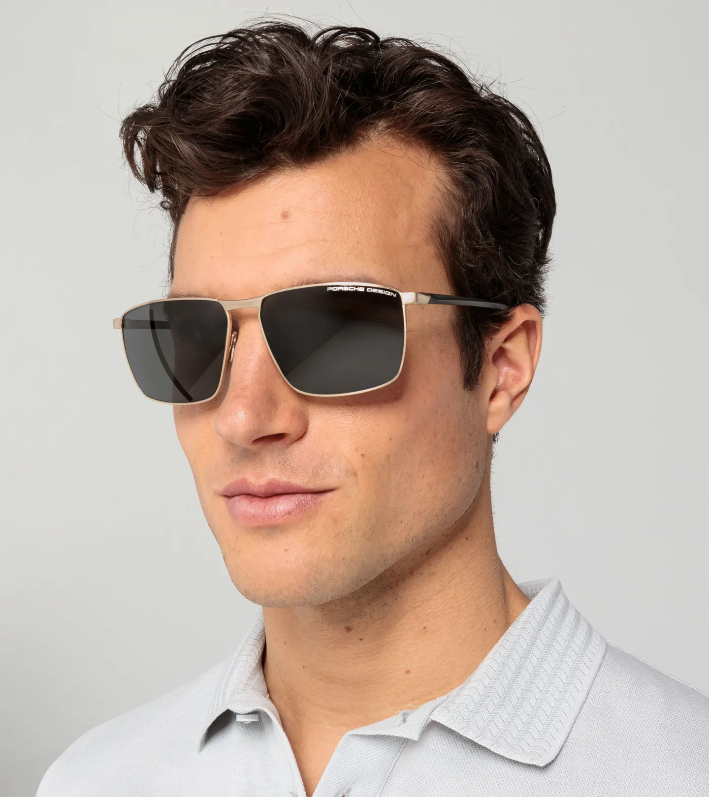 PORSCHE DESIGN Sunglasses P´8948 Sluneční brýle zlatočerné se šedými skly polarizované