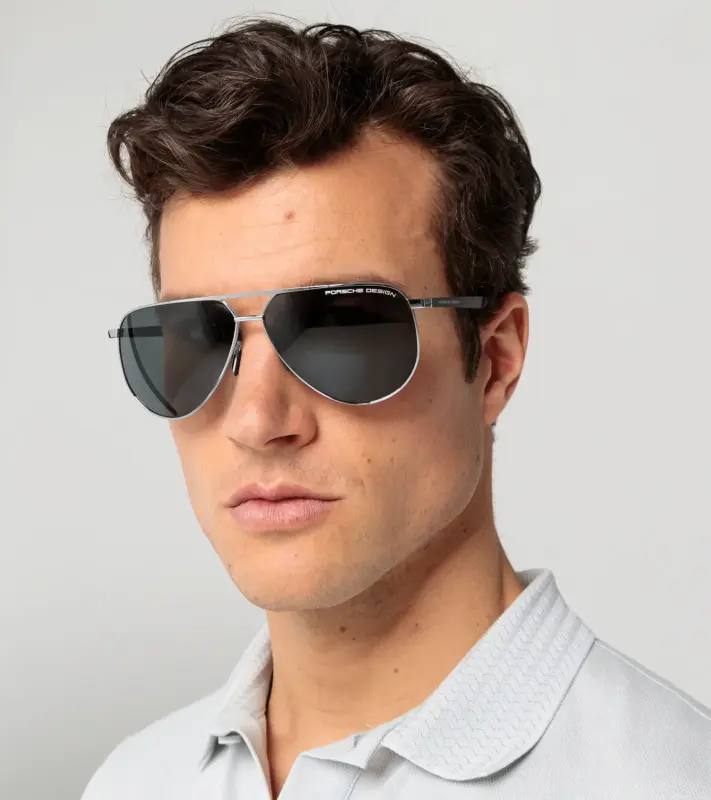 PORSCHE DESIGN Sunglasses P´8962 Sluneční brýle palladium černé a šedá skla polarizovaná