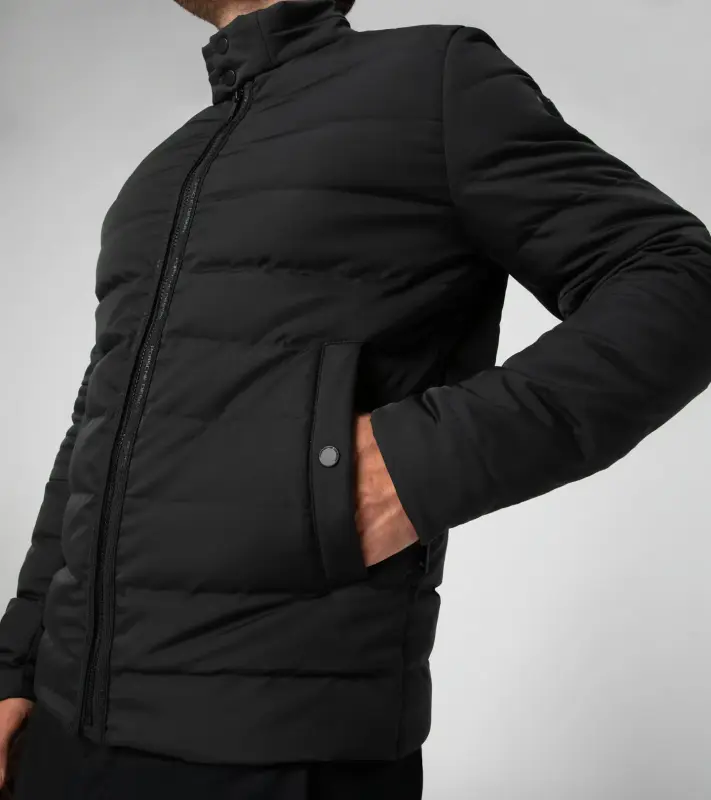PORSCHE DESIGN Active lightweight jacket Lehká zateplená prošívaná bunda černá