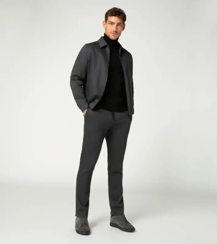 PORSCHE DESIGN Active driving blouson Lehká bunda s podšívkou pro jarní a podzimní období antracitově šedá