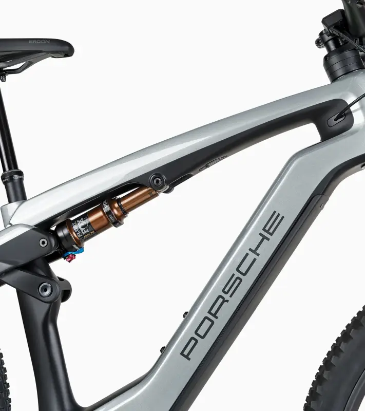 PORSCHE eBike Cross Performance EXC Jízdní horské elektrokolo karbonový rám ledově šedá metalíza