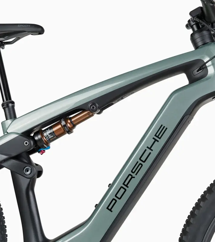 PORSCHE eBike Cross Performance EXC Jízdní horské elektrokolo karbonový rám tyrkysová metalíza