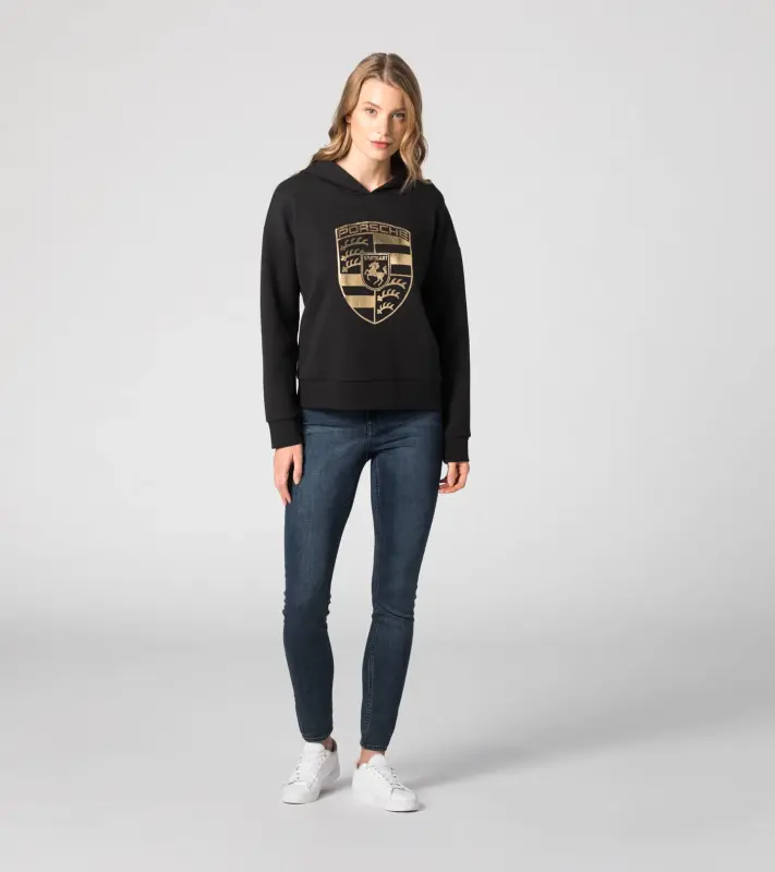 PORSCHE Women's Hoodie Essential Dámská mikina s kapucí černá