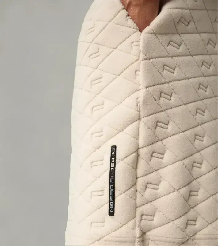 PORSCHE DESIGN Summer shorts Kalhoty krátké s reliéfním vzorem alpská bílá