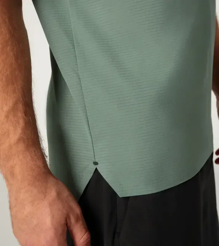 PORSCHE DESIGN Active T-shirt Tričko sportovní funkční eukalyptová zelená