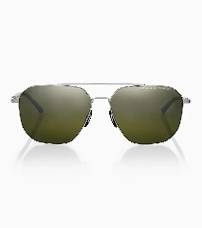 PORSCHE DESIGN Sunglasses P´8967 Sluneční brýle v kombinaci šedé a palladiové a zelenými skly s gradientem polarizované