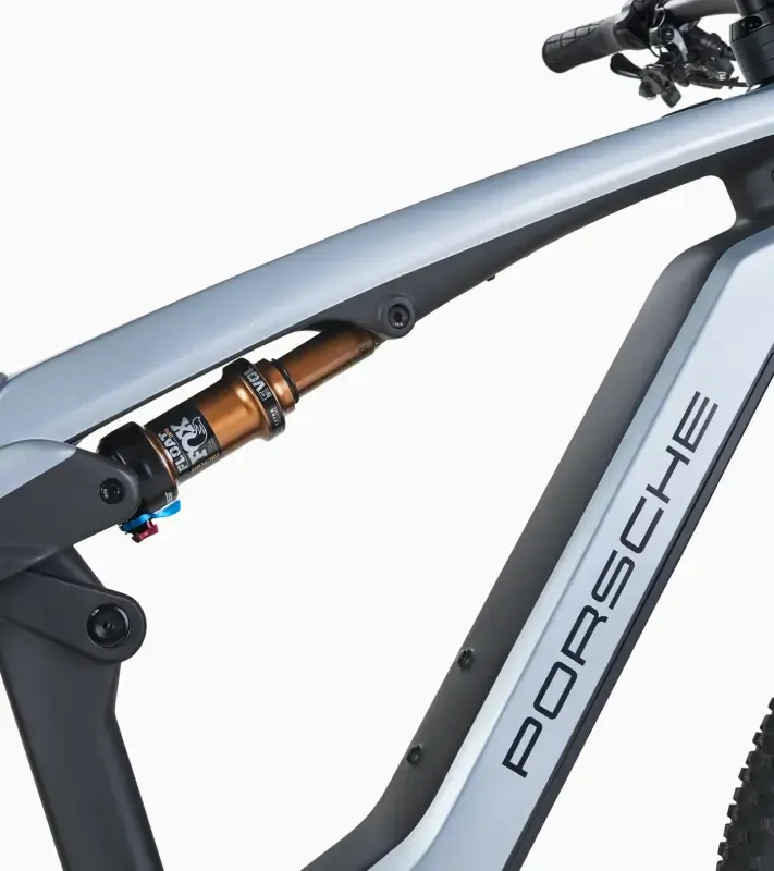 PORSCHE eBike Cross Performance Jízdní horské elektrokolo karbonový rám stříbrná