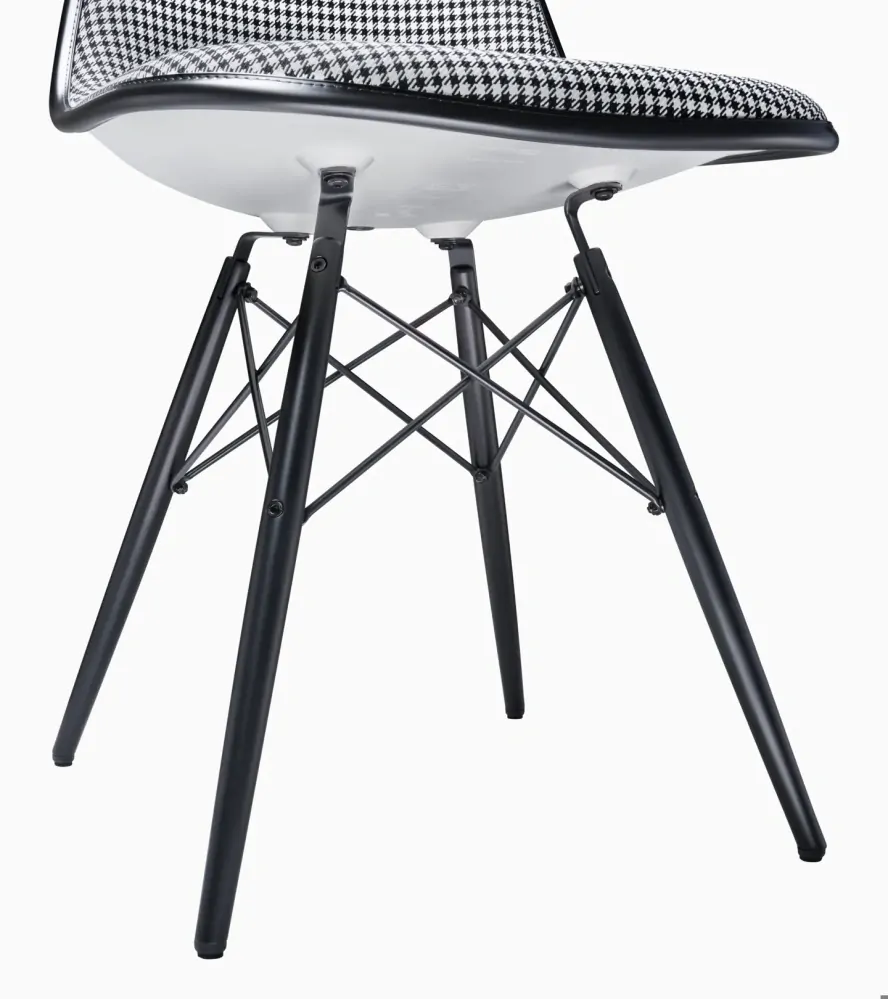 Porsche Eames Plastic Side Chair Pepita Edition židle LE