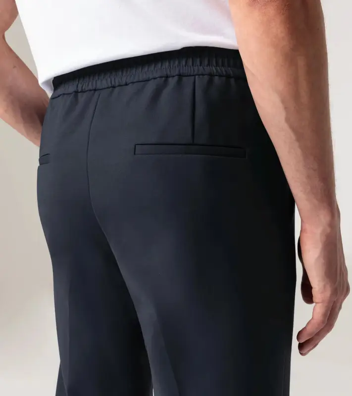 PORSCHE DESIGN Travel Trousers Kalhoty cestovní volnočasové vyštíhlené tmavě modrá