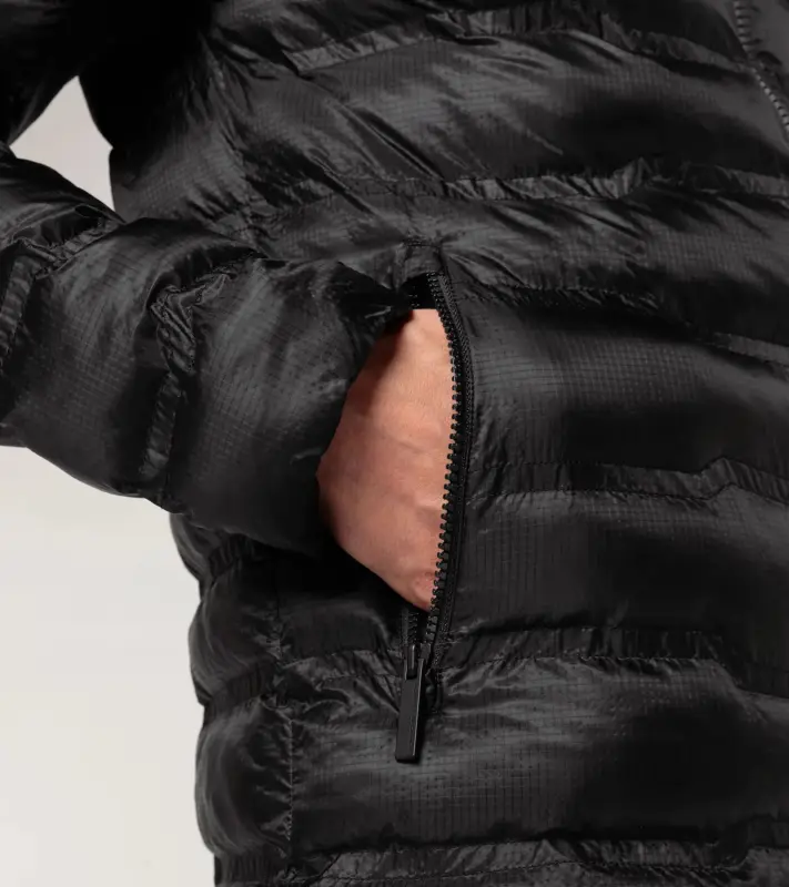 PORSCHE DESIGN Light padded jacket Bunda odlehčená prošívaná černá