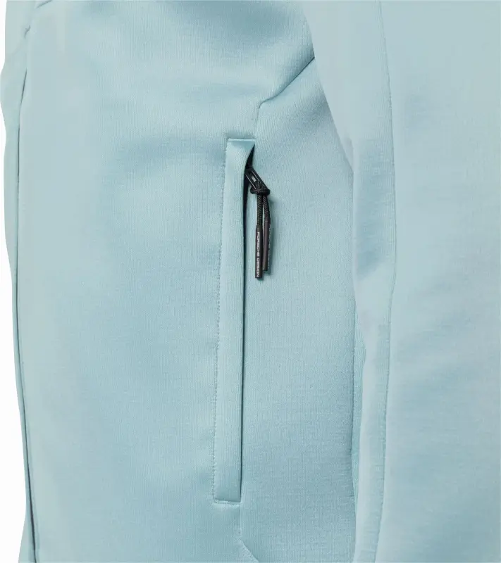 PORSCHE DESIGN Hooded sweat jacket Mikina s kapucí mentolová zelená