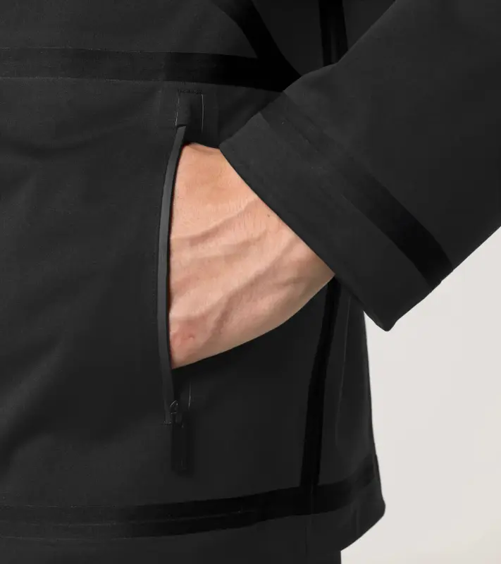 PORSCHE DESIGN All Day Reversible Jacket Bunda oboustranná s kapucí tmavě modrá nebo černá