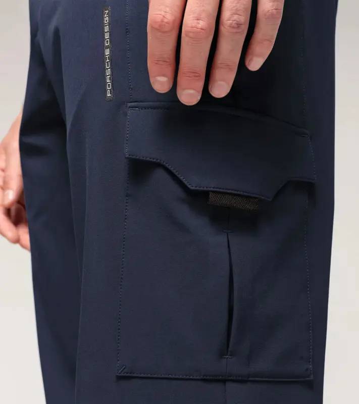 PORSCHE DESIGN Cargo Pants Kalhoty volnočasové nemačkavé tmavě modrá