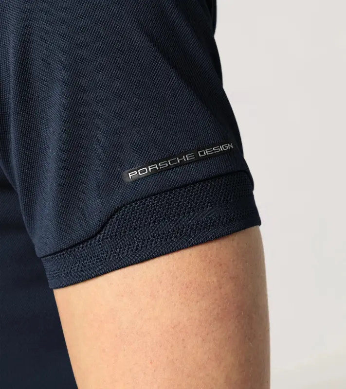 PORSCHE DESIGN Men's Polo Shirt Polokošile tričko s límečkem a knoflíčky tmavě modrá