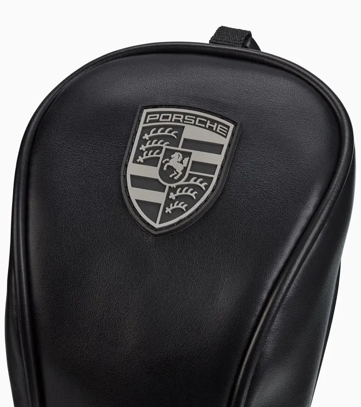 PORSCHE Golf clubs headcover, set of 3 Kryty na hlavy golfových holí v setu 3 kusy černá