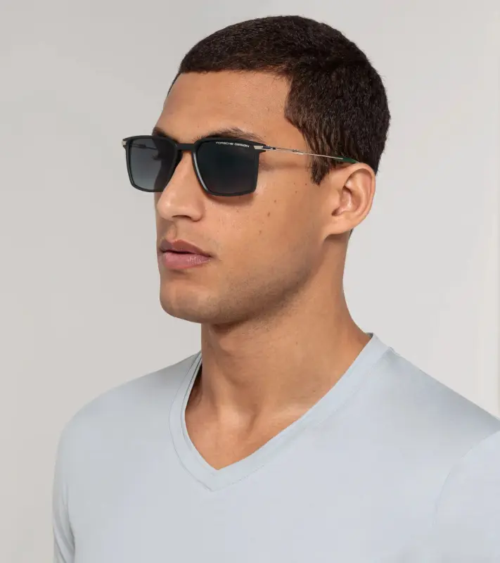 PORSCHE DESIGN Sunglasses P´8986 Sluneční brýle inspirované P911 zelenozlaté se skly v šedém gradientu