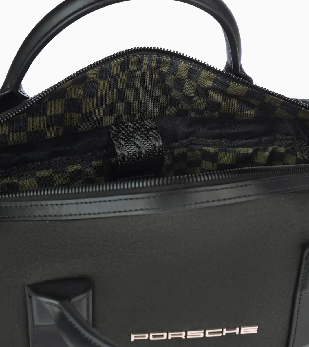 PORSCHE Business bag Heritage manažérská aktovka se zlatým logem