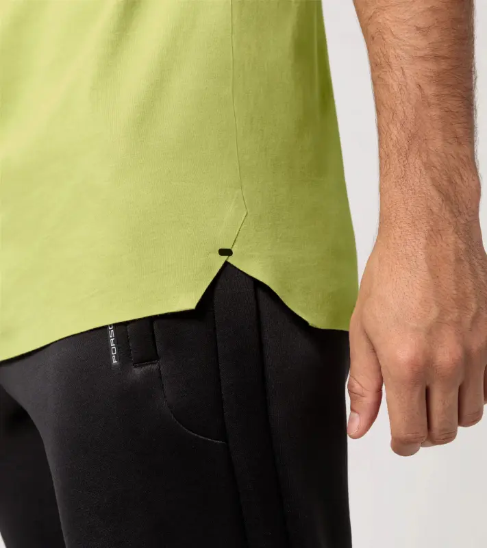 PORSCHE DESIGN Men´s T-Shirt Tričko pánské bavlněné jemně žlutá