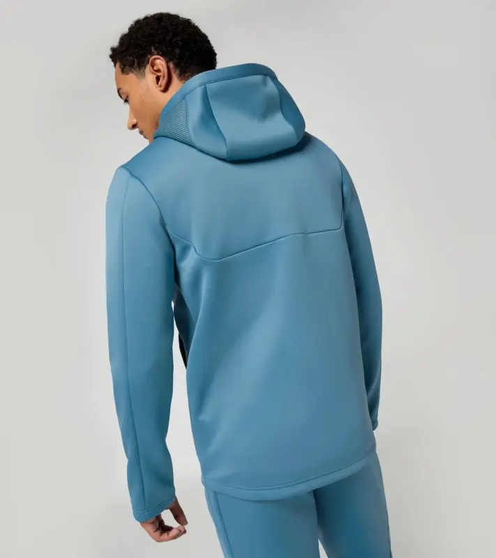 PORSCHE DESIGN Hooded sweat jacket Mikina s kapucí světle modrá