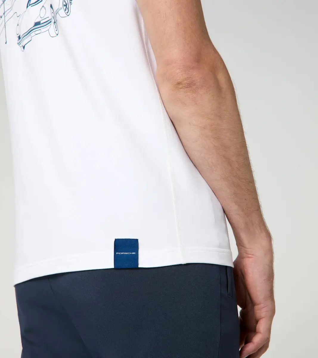 PORSCHE T-shirt – 911 Targa 60Y tričko bílé s potiskem