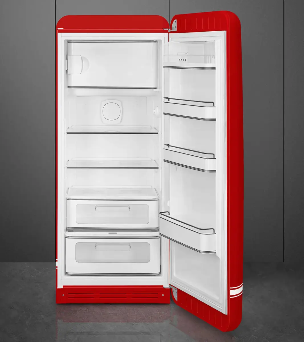 PORSCHE x SMEG Fridge 917 Salzburg LE Lednice červená