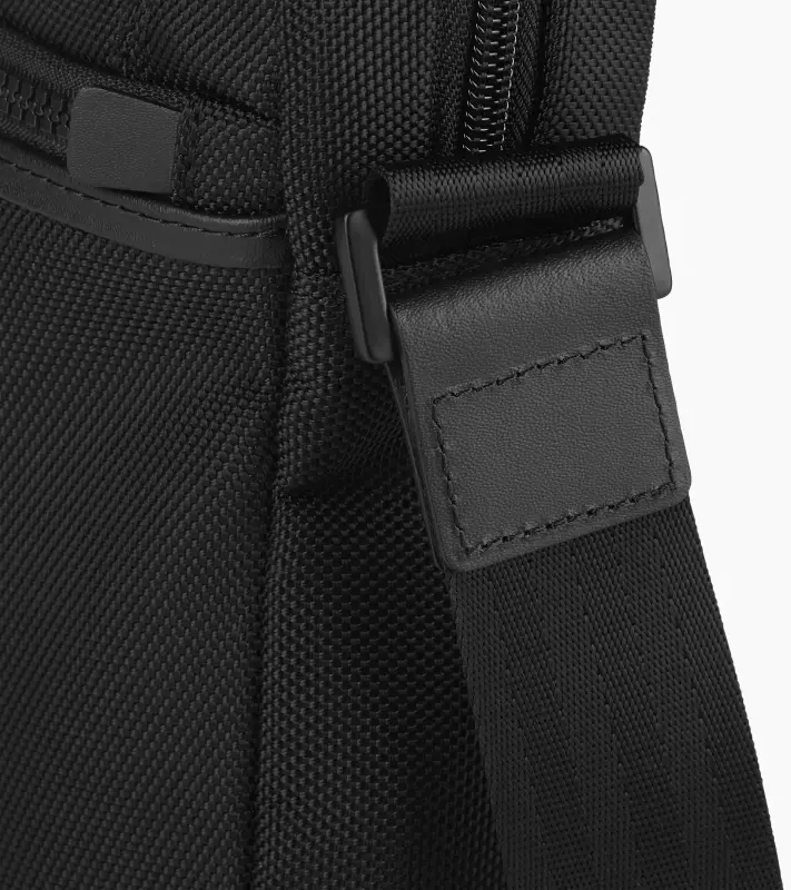 PORSCHE DESIGN Roadster Nylon Shoulder Bag XS Taška přes rameno malá s uzavíratelnými kapsami černá