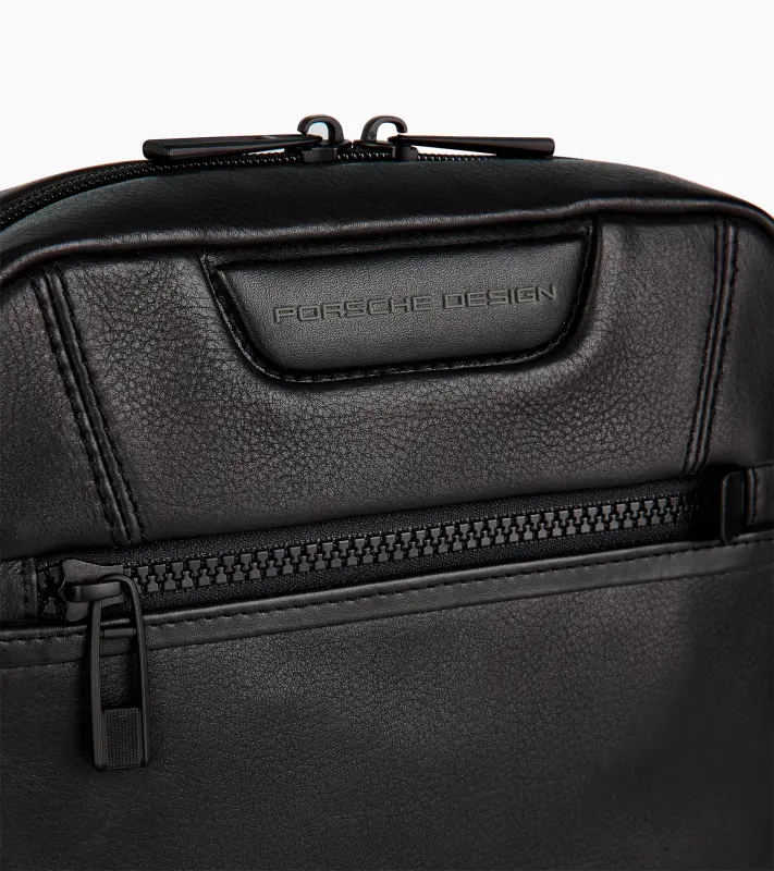 PORSCHE DESIGN Roadster Leather Shoulder Bag XS Taška přes rameno kožená na drobnosti černá