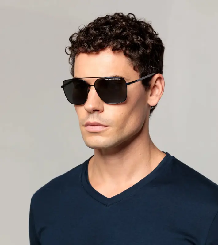 PORSCHE DESIGN P´8974 Absorber #2 Sluneční brýle černošedé s šedými kouřovými polarizovanými skly