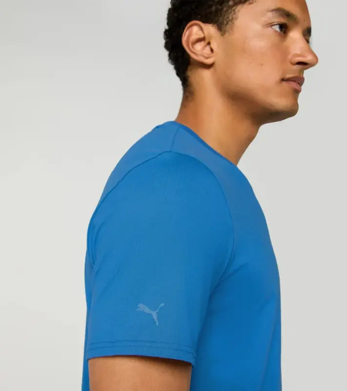 PORSCHE DESIGN Men´s T-Shirt Essential Tričko pánské volnočasové bavlněné čistě modrá