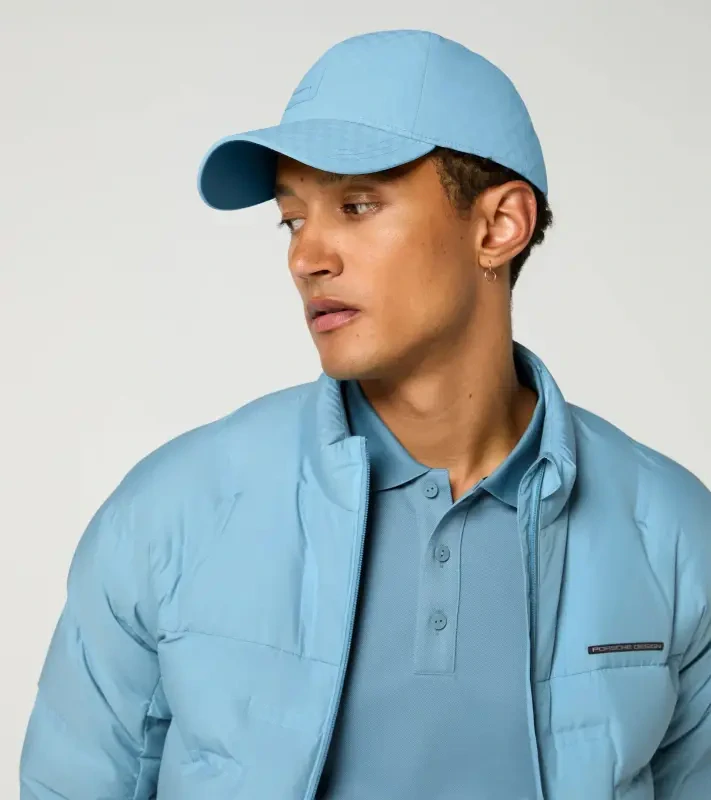 PORSCHE DESIGN Sport-Tex Cap Čepice kšiltovka z kvalitního žakáru s logem světle modrá