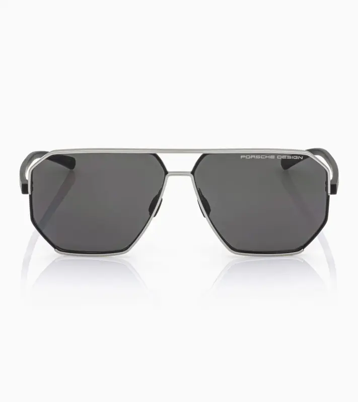 PORSCHE DESIGN P'8995 Targa #2 Sunglasses Sluneční brýle černostříbrné a kouřovými polarizovanými skly