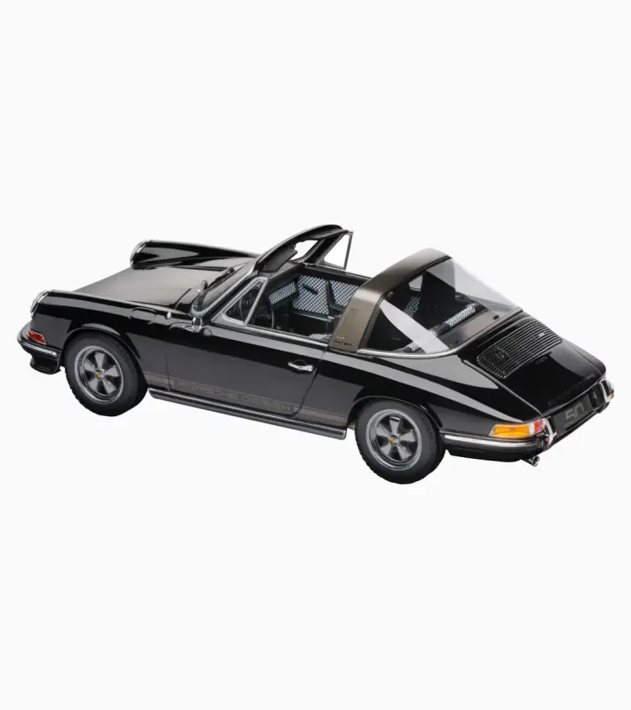 Porsche 911 S 2.4 Targa 1972 50 Years of Porsche Design Model 1:18 černá