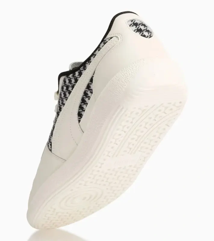 PORSCHE DESIGN 911 Pepita Palermo Sneakers Obuv volnočasová sportovní v retro stylu kostkovaná bíločerná