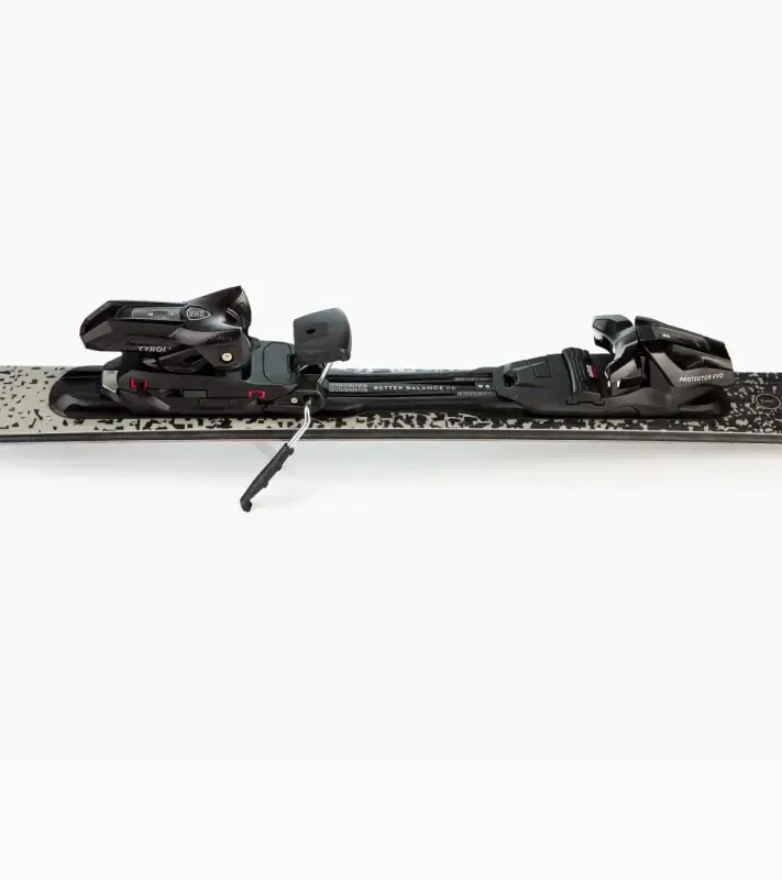 PORSCHE x HEAD 8 Series Adventure skis Sjezdové lyže dynamické pro střední oblouk s vázáním a dřevěným jádrem černošedé