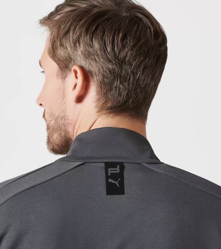 Porsche Design T7 Track Jacket Bunda sportovní šedá asfaltová