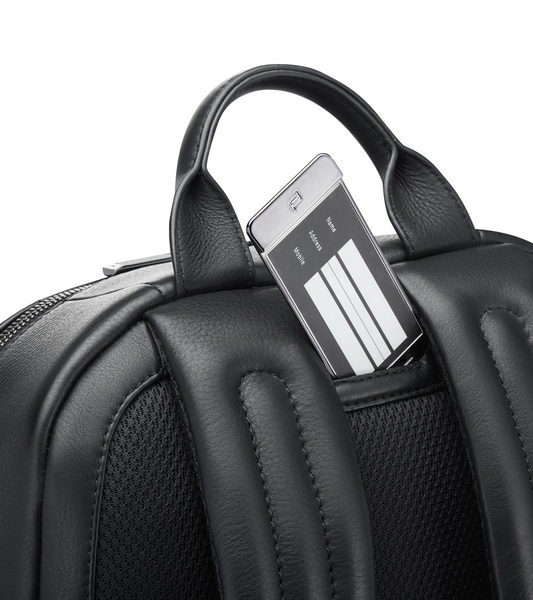 Porsche Design ROADSTER LEATHER BACKPACK S Batoh kožený černá black