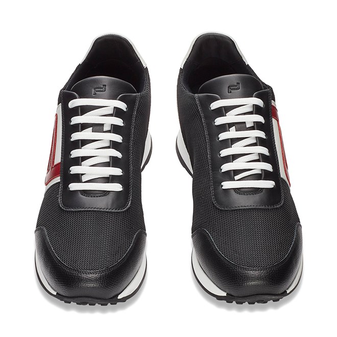 Porsche Design CITY SNEAKER MESH Pánská obuv volnočasová městská černá black