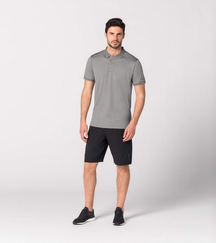 Porsche Design MEN'S POLO triko s límečkem šedé