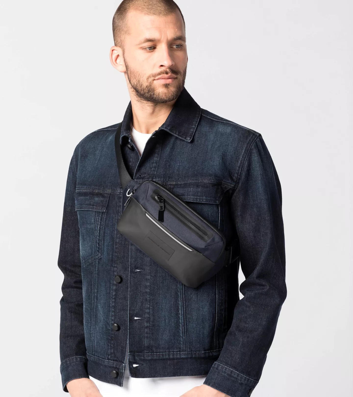 PORSCHE DESIGN Urban Eco Belt Bag Pouzdro ledvinka tmavě modrá