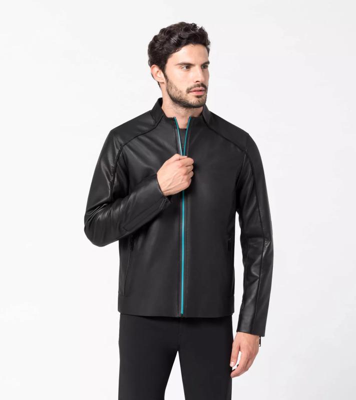 Porsche Design Functional Leather Jacket funkční kožená bunda černá