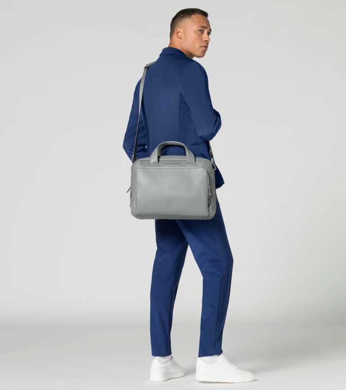 Porsche Design Roadster Leather Briefcase S aktovka kožená šedá