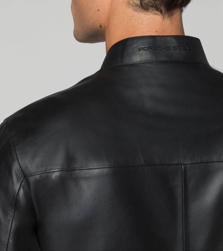 PORSCHE DESIGN Active Leather Jacket Bunda kožená černá