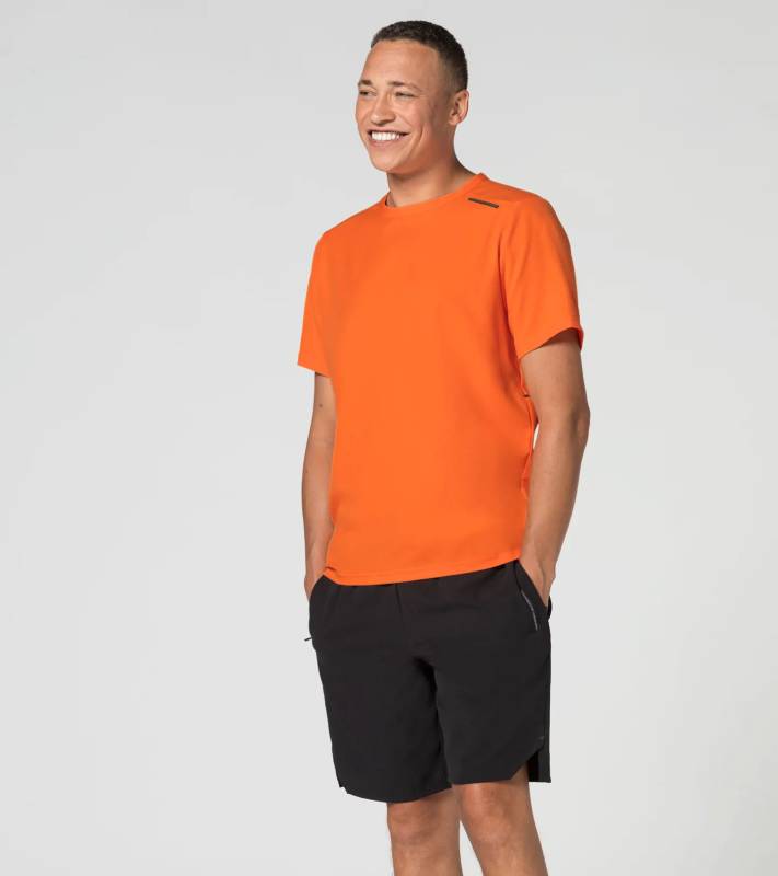 PORSCHE DESIGN Active T-Shirt Funkční tričko oranžové