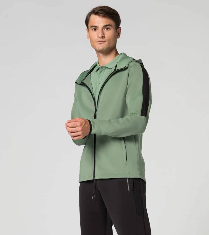 PORSCHE DESIGN Hoodie Sportovní volnočasová mikina s kapucí zelená